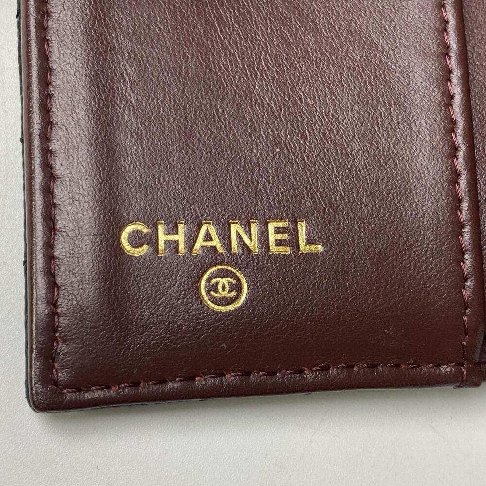 CHANEL Black Caviar Leather Logo Wallet - Picture 12 of 14